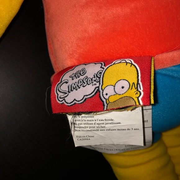 🛹 THE SIMPSONS JUMBO BART SIMPSON PLUSH TOY 27 INCHES 🛹 - Picture 4 of 7